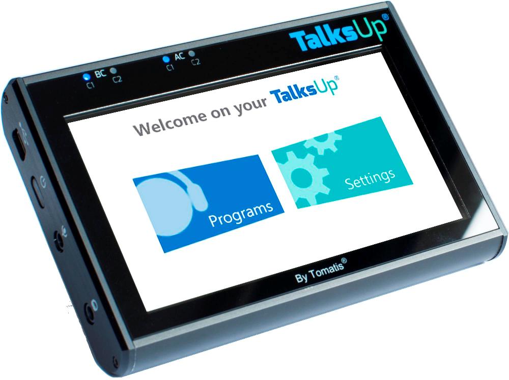 TalksUp מכשיר טיפולי להפרעות תקשורת